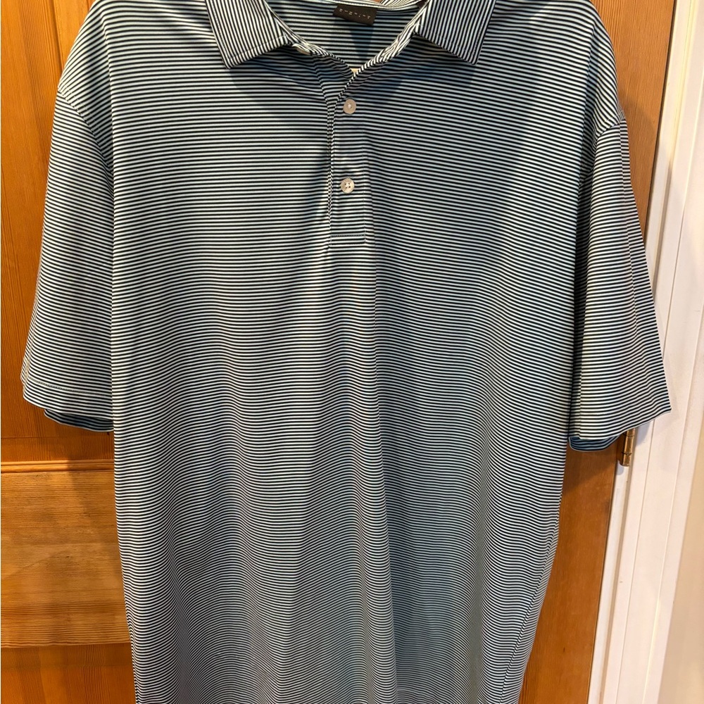 Dunning Golf Blue Polo Shirt Classic Short-Sleeved
